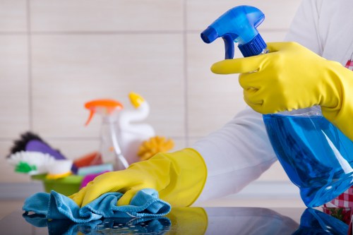 Commercial interior kept tidy with regular cleaning and maintenance