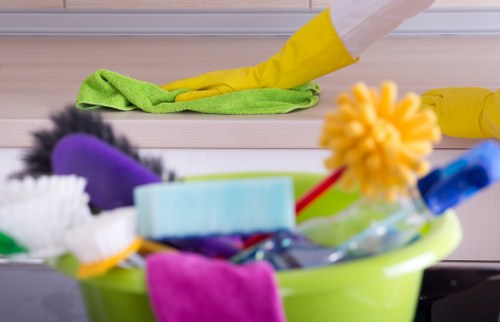 Professional Camden cleaners performing a thorough home cleaning service