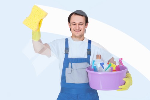 Deep cleaning a bathroom during one off cleaning
