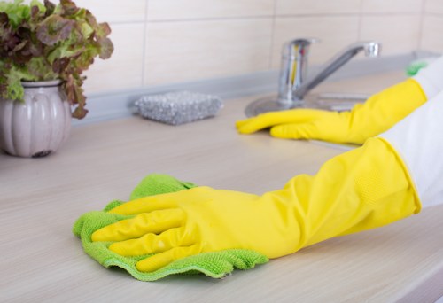 Clean bathroom and kitchen areas for Airbnb guests in Noida