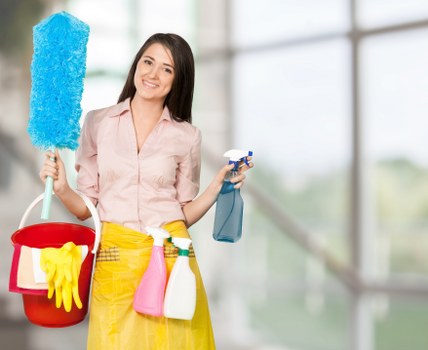 Close-up of kitchen domestic cleaning and surface care