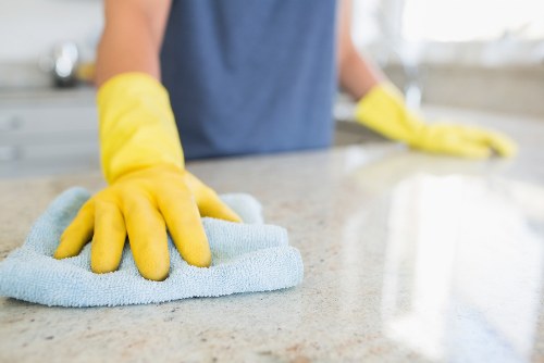 Fresh and tidy home interior after domestic cleaning